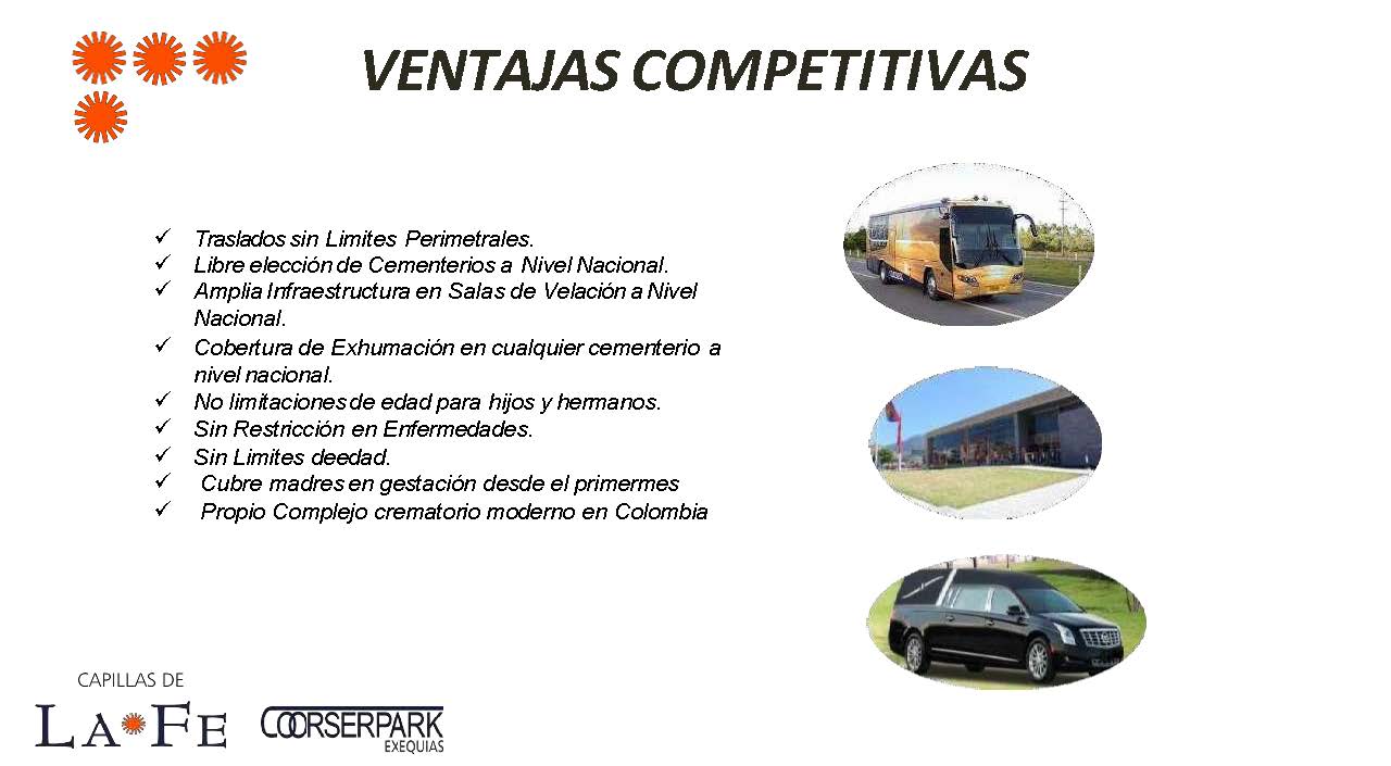 CAPILLAS DE LA FE . COORSERPARK EXQUIAS Página 6