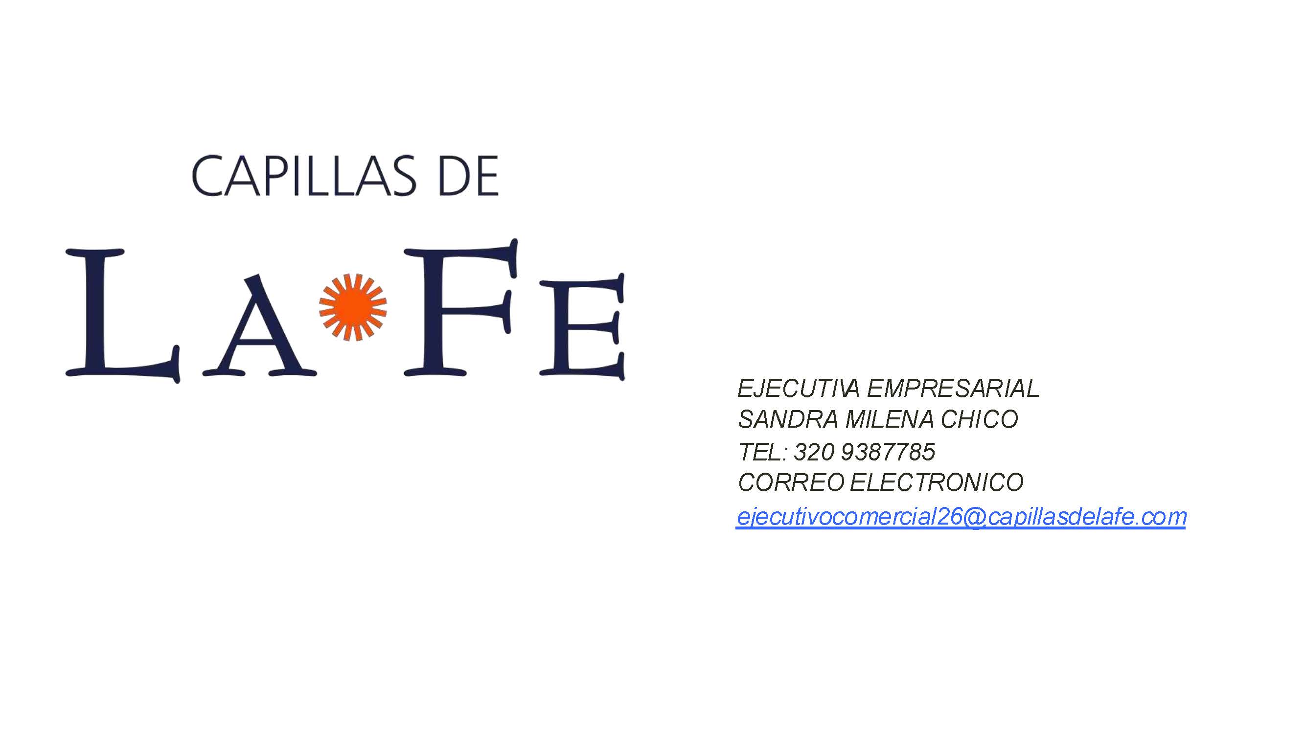 CAPILLAS DE LA FE . COORSERPARK EXQUIAS Página 7